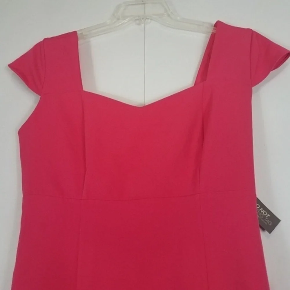Eva Mendes Pink Hoda Flare Dress Size 0 NWT